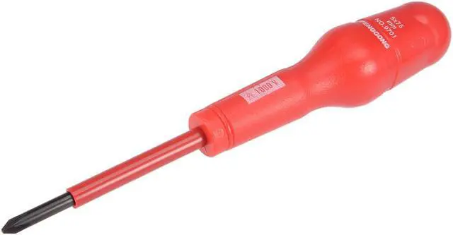 Main image of 1000v Phillips Insulated Magnetic Electrical Screwdriver #1 x 3 Inch