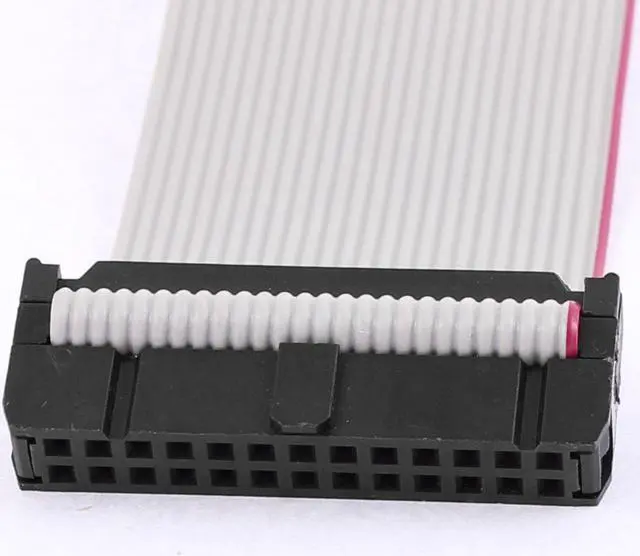 Alt view image 2 of 3 - 2.54mm Pitch 26 Pins 26 Wires F/F IDC Connector Flat Ribbon Cable 20 Inch Length