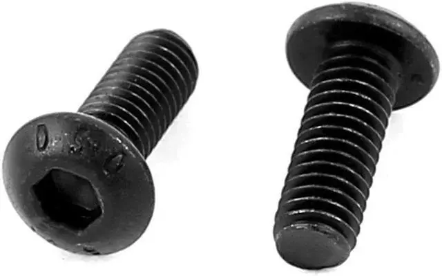 Alt view image 2 of 2 - Unique Bargains 100Pcs Black M3 x 8mm Alloy Steel Hex Socket Button Head Machine Screws Bolts