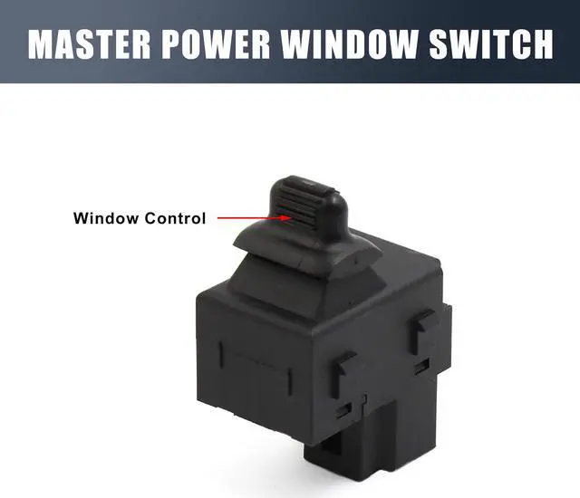 Alt view image 3 of 4 - Unique Bargains Passenger Side Electric Power Window Master Switch 56007695AB for 01-09 Dodge