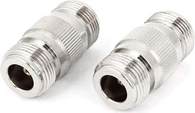 Main image of Unique Bargains 2 Pcs 16mm Type N Female to Female RF Coaxial Connector Coupler Adapter