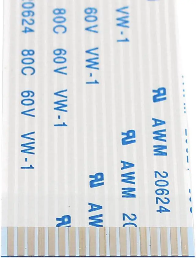 Alt view image 2 of 2 - 20Pcs 1.0mm Pitch 18 Pin AWM 20624 80C 60V VW-1 Flexible Flat Cable FFC 200mm