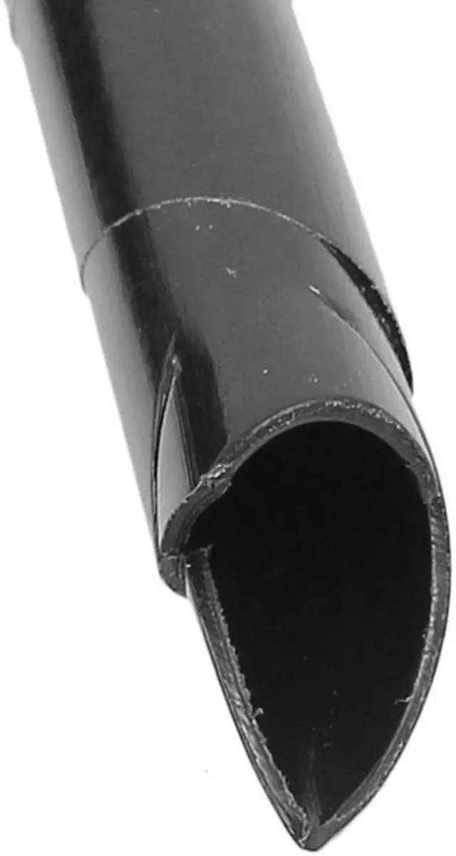 Alt view image 2 of 2 - 8mm Dia 10.5M Length Cable Wire Tidy Wrap Spiral Wrapping Band Organizer Black