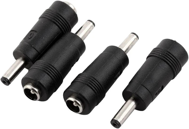 Main image of 5.5 x 2.1mm Female to 4.0 x 1.7mm Male DC Power Connector Jack Adapter 4 Pcs