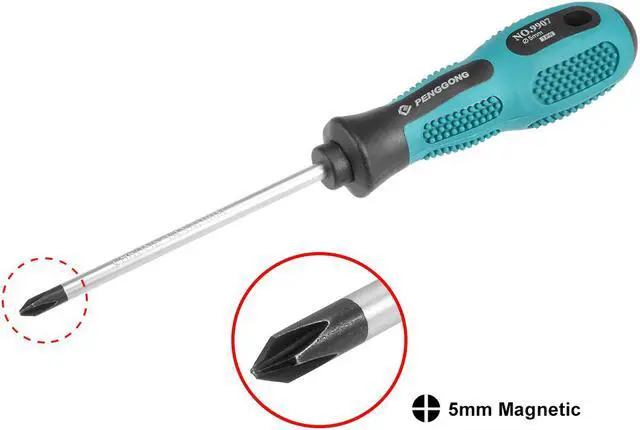 Alt view image 2 of 4 - #1 Phillips Screwdriver 4 Inch Round Shaft Non Slip Comfortable Handle
