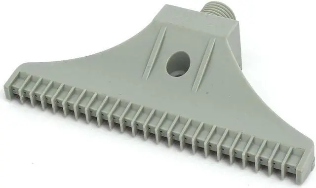 Alt view image 2 of 3 - 1/4BSP Male Thread 110mm Width ABS Single Hole Air Blow Off Flat Jet Nozzle Gray