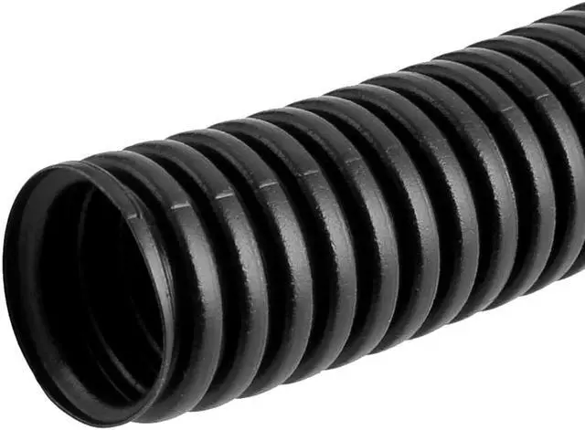 Alt view image 3 of 3 - Unique Bargains 20mm OD Protective Spiral Conduit Corrugated Tube Tubing Hose Black 6.2M 20.3Ft