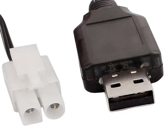Alt view image 2 of 2 - L6.2-2P USB Power Charging Cable for RC Car 9.6V 200mA Ni-MH Ni-CD Battery