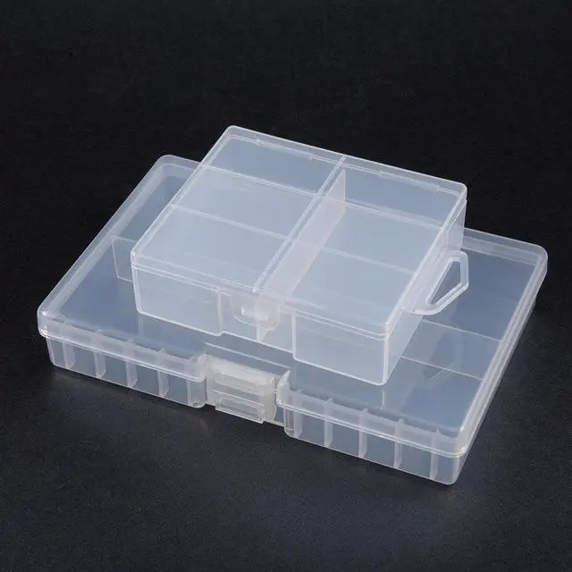 Alt view image 3 of 4 - Unique Bargains 2pcs Portable 24 AA Battery Storage Box, 48 AA Batteries Protective Container