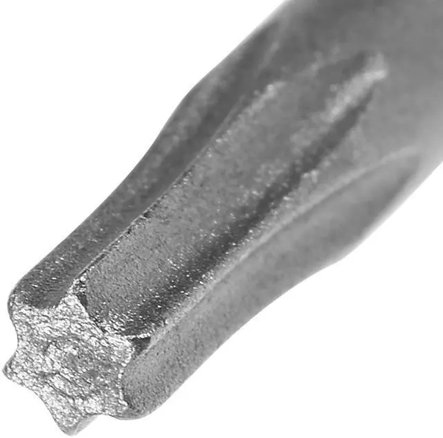 Alt view image 3 of 4 - 5pcs 100mm Long 1/4" Hex Shank T10 Magnetic Torx Head Screwdriver Bits S2 High Alloy Steel