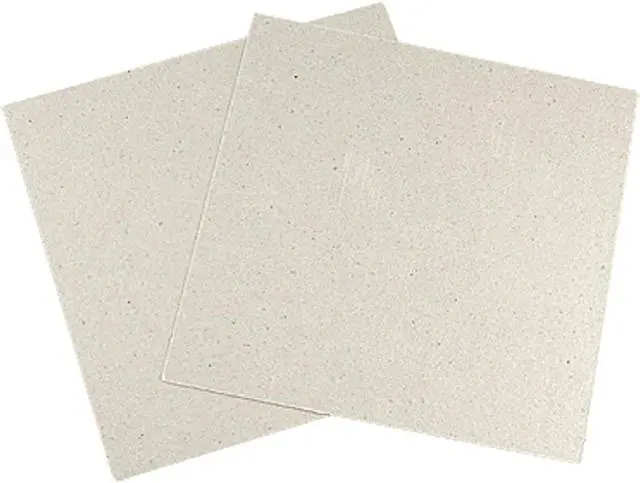Main image of Unique Bargains 2 Pcs Replacement 12 x 12cm Mica Plates for Microwave Oven