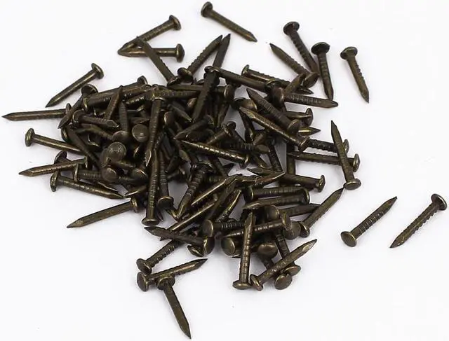 Alt view image 3 of 3 - Antique Style Case Jewelry Box Door Cabinet Butt Hinges Bronze Tone 2PCS