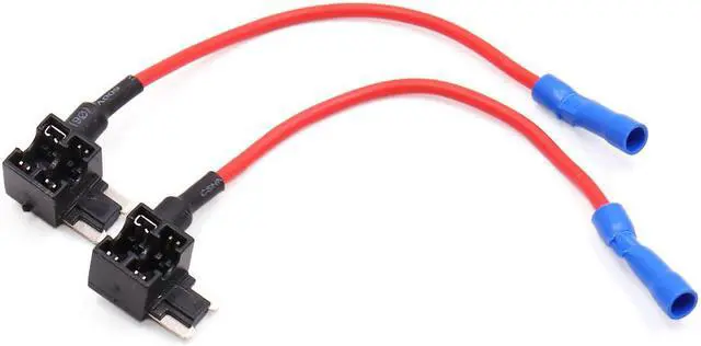Main image of 2Pcs Add A Circuit Tap Adapter Low Profile Mini Blade Fuse Box Holder for Car