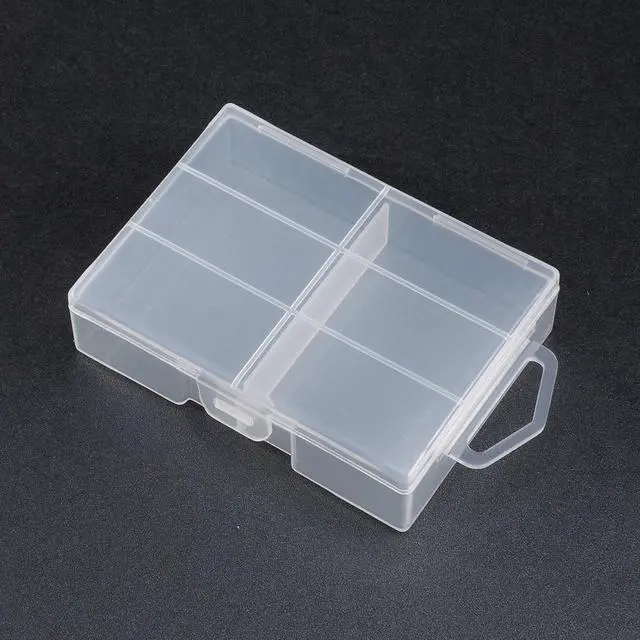 Alt view image 2 of 4 - Unique Bargains Clear Plastic Case Holder Storage Box Container for 24 x AAA Battey