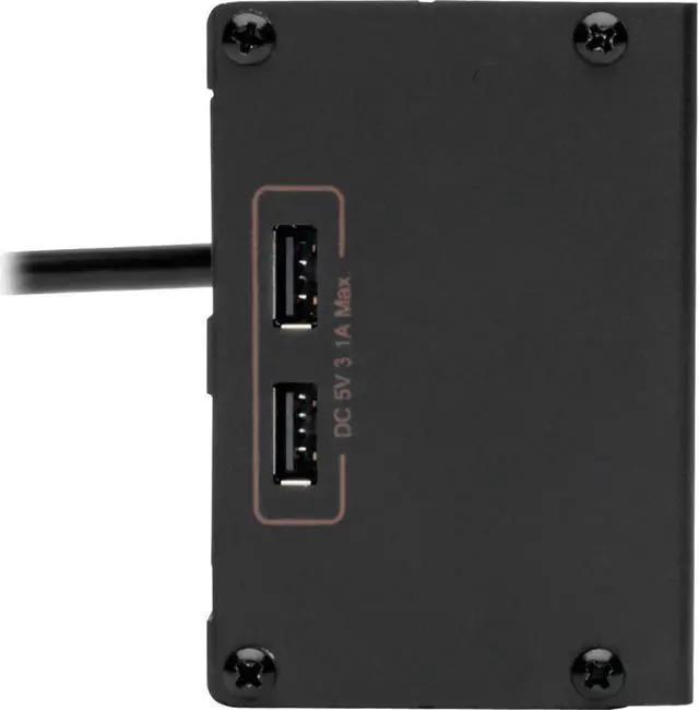 Alt view image 3 of 19 - TRIPP LITE 8.0 Feet 4 Outlets with 2 USB 3330 Joules Surge Protector (IBAR4ULTRAUSBB)
