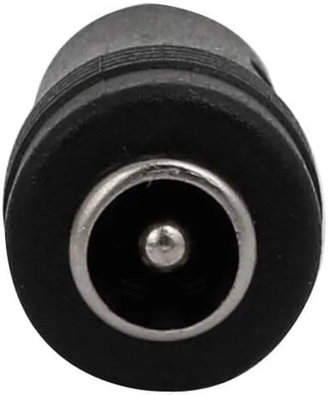 Alt view image 2 of 4 - Plastic Shell 6.3mm x 3.0mm Male to 5.5mm x 2.5mm Female DC Power Adapter Black 12pcs