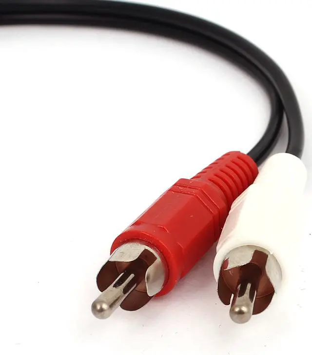 Alt view image 3 of 4 - 3.5mm Female Stereo to 2 RCA Male AV Audio Aux Cable Cord Adapter
