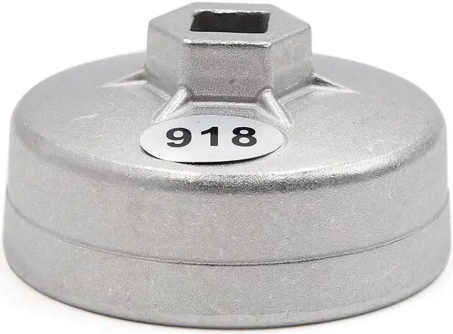 Alt view image 3 of 3 - 918 Aluminum Alloy Car 74mm Inner Dia. 15 Flute Oil Filter Cap Wrench Socket