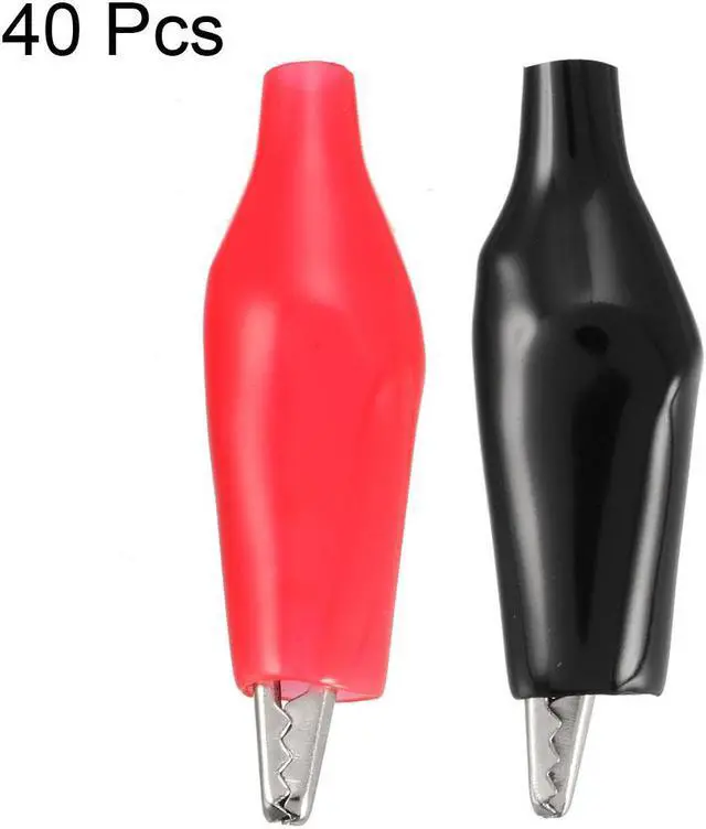 Alt view image 2 of 4 - Alligator Clips Clamps , Crocodile Alligator Jumper Electric Test Clips Helper with Protective Insulation Cover for Circuit Testing , 40pcs