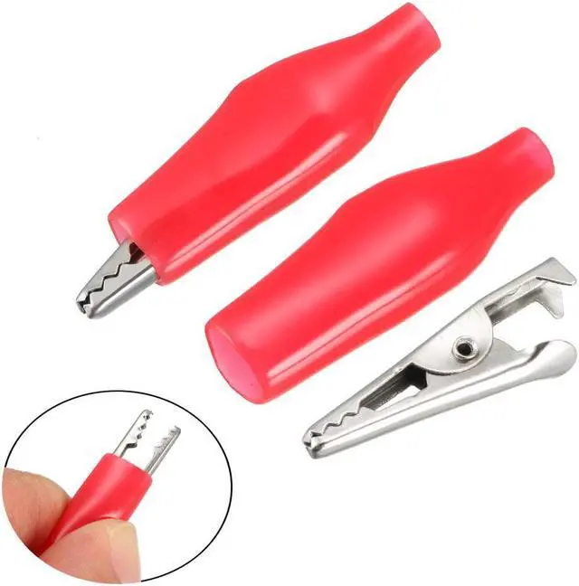 Alt view image 7 of 7 - Alligator Clips Clamps , Crocodile Alligator Jumper Electric Test Clips Helper with Protective Insulation Cover for Circuit Testing , 20pcs