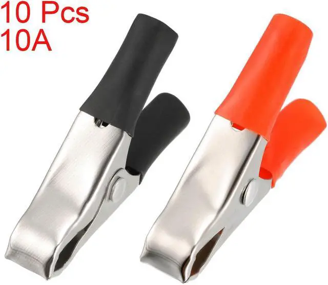 Alt view image 4 of 7 - Alligator Clips Clamps , Crocodile Alligator Jumper Electric Test Clips Helper with Protective Insulation Cover for Circuit Testing , 20pcs