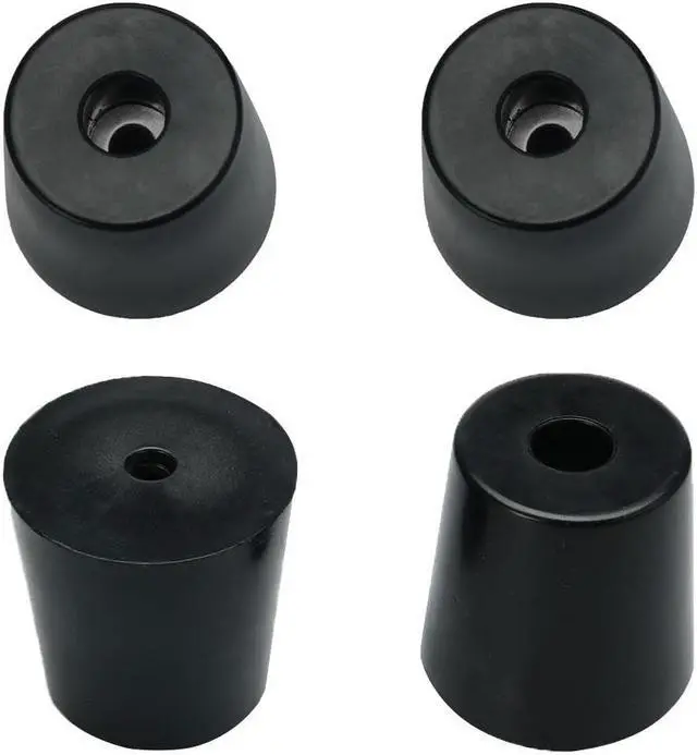Main image of 4pcs Rubber Feet Bumper Buffer Feet Furniture Table Desk Cabinet Leg Pads Anti-slip with Metal Washer, D49x40xH50mm
