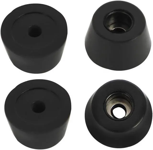 Main image of 4pcs Rubber Feet Bumpers Buffer Feet Furniture Table Cabinet Leg Pads Anti-slip with Metal Washer D16x21xH12mm