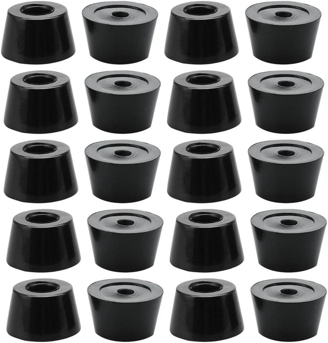 Main image of 20pcs Rubber Feet Bumper Furniture Chair Table Sofa Amplifier Speaker Cabinet Leg Pads Floor Protector, D21x17x12mm