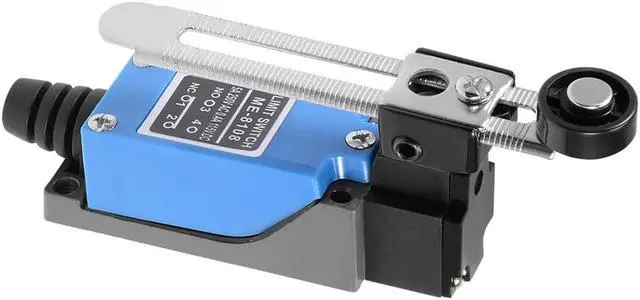 Alt view image 5 of 5 - ME-8108 Adjustable Roller Lever Arm Momentary Limit Switch 1NC+1NO 5Pcs