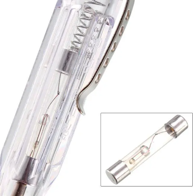 Alt view image 3 of 4 - Voltage Tester, Slotted Screwdriver Electric Pen Circuit Test Electroprobe, AC100-500V 3mm Slot 10pcs