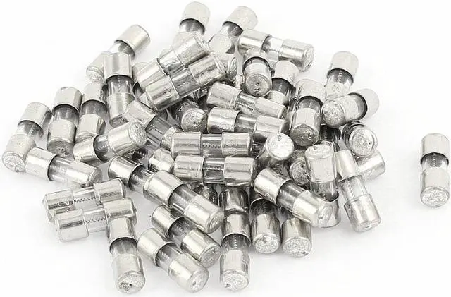 Main image of 50pcs 10x4mm AC 250v 2.5A Slow Blow Acting Miniature Glass Fuse Tube Mini Micro