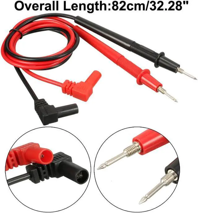 Alt view image 5 of 5 - 4pcs 32.28'' Test Lead Probe for Digital Multimeter 1000V 10A 4mm Banana Plug 82cm Length