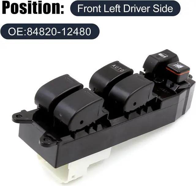 Alt view image 2 of 5 - Window Master Control Switch for 03-08 04 05 06 07 Toyota Corolla 84820-12480