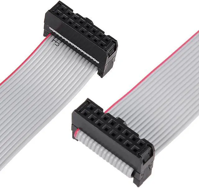 Alt view image 5 of 5 - IDC 16 Pins Connector Flat Ribbon Cable Female Connector Length 30cm 2.54mm Pitch,5pcs