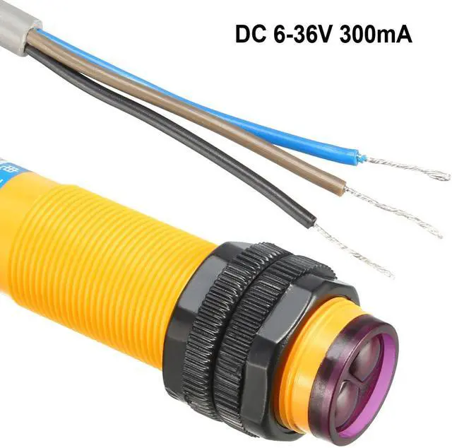 Alt view image 2 of 4 - E3F-DS30P1 300mA Infrared Ray Diffuse Reflection Optical Sensor Switch DC 6-36V