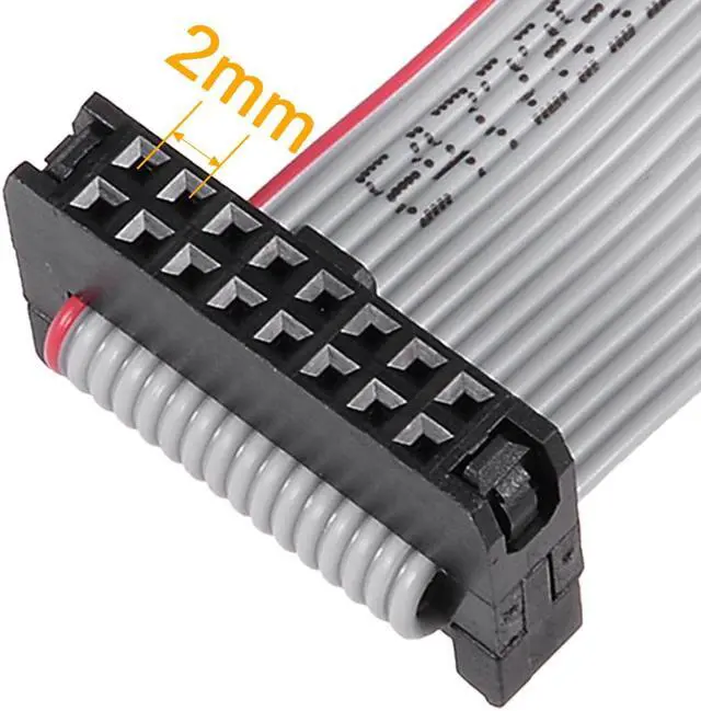 Alt view image 4 of 5 - IDC 16 Pins Connector Flat Ribbon Cable Female Connector 30cm 2mm Pitch,5pcs