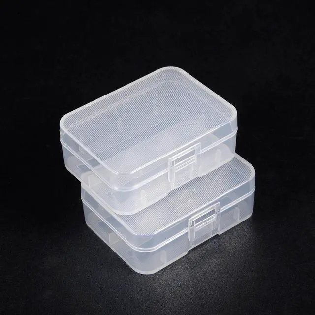 Alt view image 4 of 5 - Battery Storage Case Holder Transparent For 2 x 18500 Battery Capacity