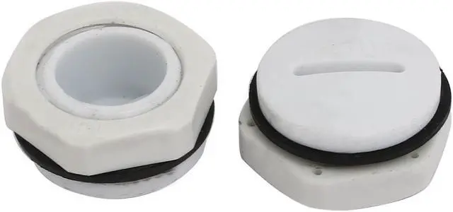 Alt view image 2 of 3 - PG11 Nylon Male Threaded Cable Gland Screw End Cap Cover Gray 20pcs