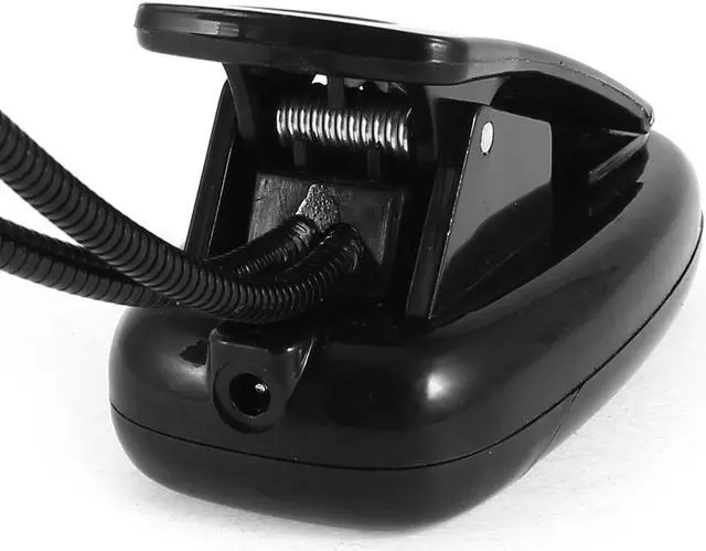Alt view image 4 of 4 - Unique Bargains Flexible Goose Neck Clip-on USB 28 LED Light PC Laptop Reading Desk Lamp Black
