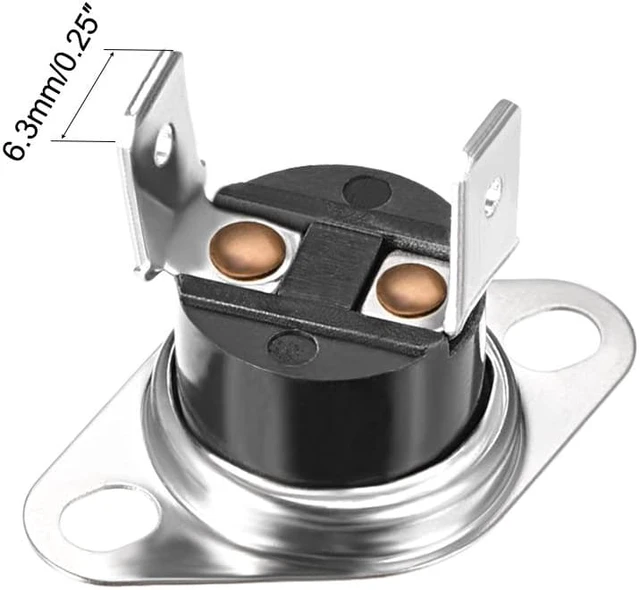 Alt view image 3 of 4 - KSD301 Thermostat, Temperature Control Switch 100°C 10A Normally Closed N.C 2pcs