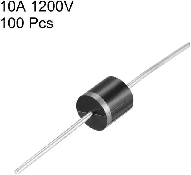 Alt view image 3 of 4 - Rectifier Diode 10A 1200V Axial Electronic Silicon Diodes 100pcs for 10A10