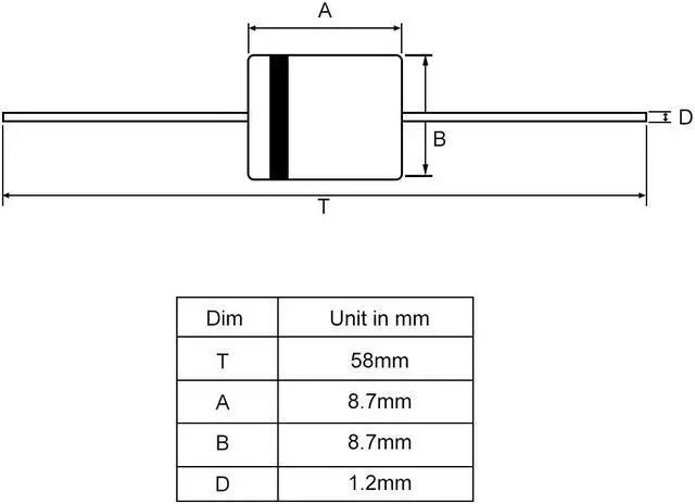 Alt view image 2 of 4 - Rectifier Diode 10A 1200V Axial Electronic Silicon Diodes 100pcs for 10A10