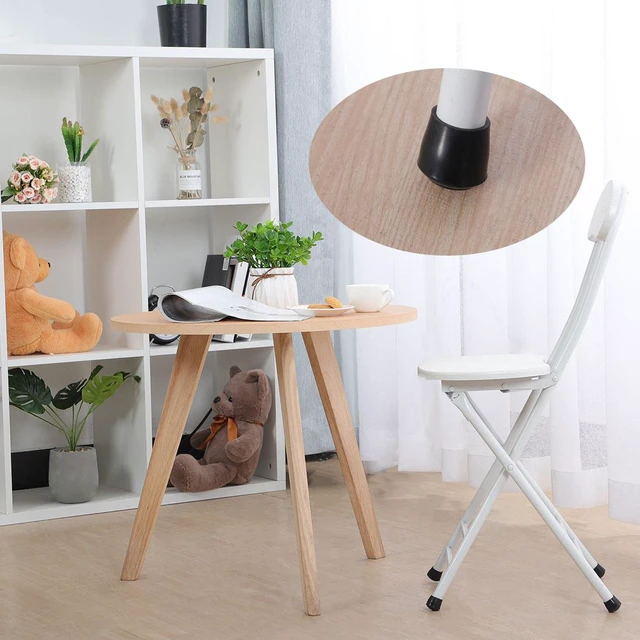 Alt view image 7 of 7 - 2pcs Chair Leg Tips Caps 25mm 1 Inch Anti Slip Rubber Furniture Table Feet Cover Floor Protector Reduce Noise Prevent Scratches