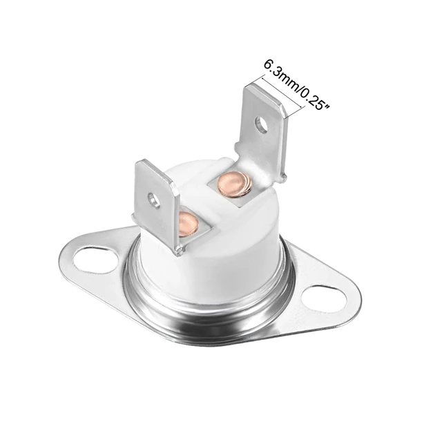 Alt view image 3 of 6 - KSD301 Thermostat, Temperature Control Switch 170°C 10A Normally Closed N.C 2pcs