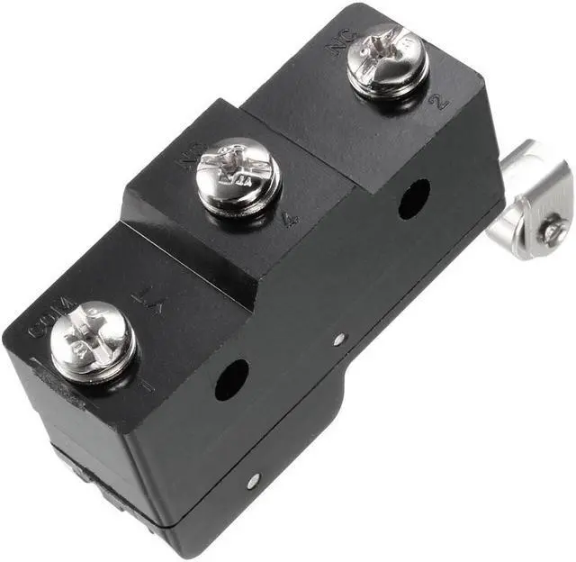Alt view image 4 of 4 - Z-15GW2-B 1NO + 1NC Long Hinge Roller Lever Micro Action Switch
