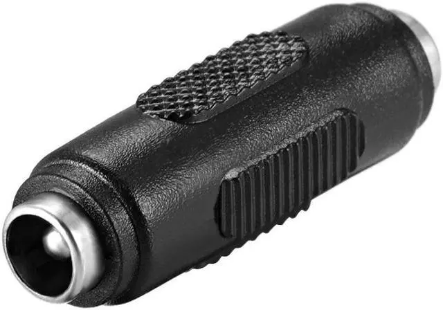 Alt view image 3 of 3 - DC Female to Female Connector 5.5mm x 2.5mm Power Cable Jack Adapter Black 3Pcs