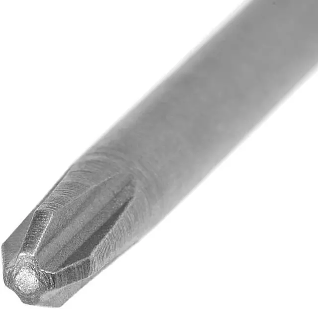 Alt view image 3 of 4 - 5Pcs 1/4-Inch Hex Shank 75mm Length Phillips 4PH2 Magnetic Screw Driver S2 Screwdriver Bits