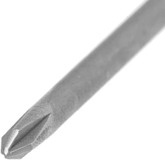 Alt view image 3 of 4 - 5Pcs 1/4-Inch Hex Shank 75mm Length Phillips 3PH0 Magnetic Screw Driver S2 Screwdriver Bits