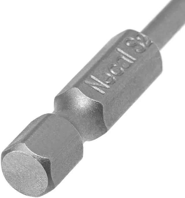 Alt view image 4 of 4 - 5Pcs 1/4-Inch Hex Shank 75mm Length Phillips 3PH0 Magnetic Screw Driver S2 Screwdriver Bits