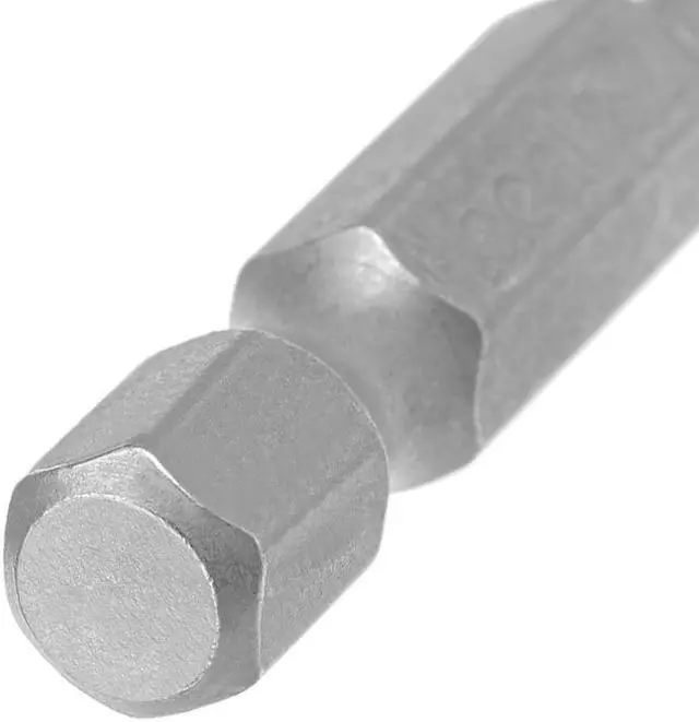 Alt view image 4 of 4 - 5Pcs 1/4-Inch Hex Shank 50mm Length Phillips 3PH1 Magnetic Screw Driver S2 Screwdriver Bits